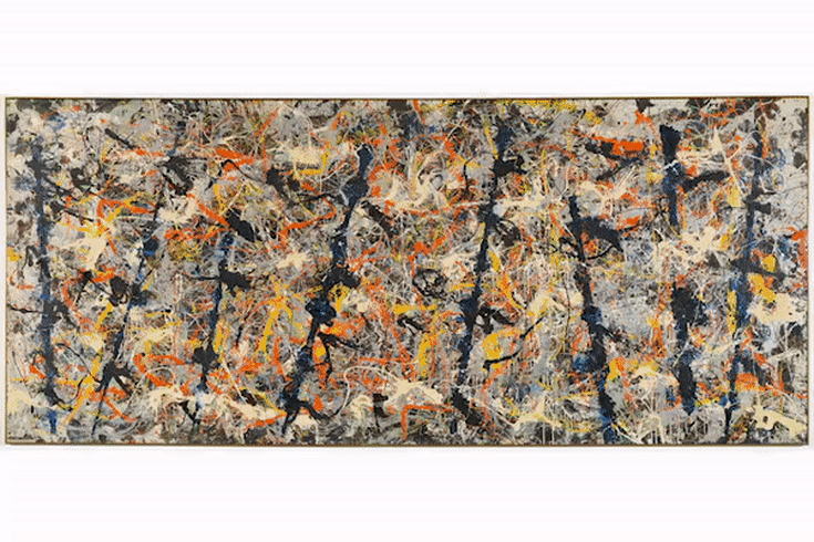 Jackson pollock cheap blue poles