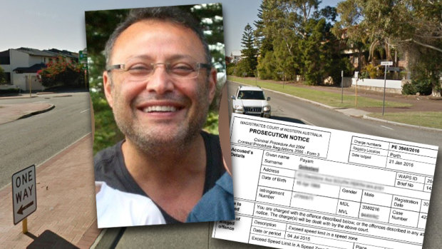 Payam Golestani spent about four years challenging a $400 speeding fine he says was meant for the car next to him. 