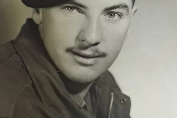 Peter Curtin as a young national serviceman in 1969.