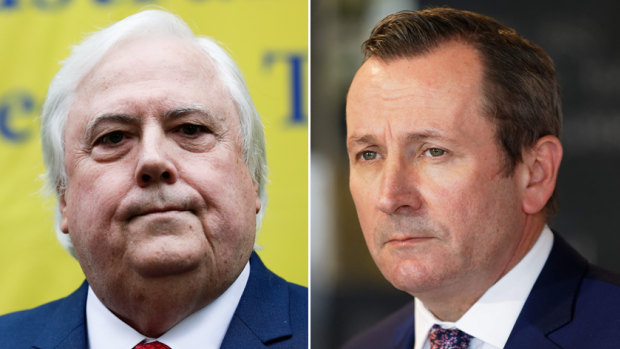 Mining magnate Clive Palmer and WA Premier Mark McGowan are still destined for the courts.