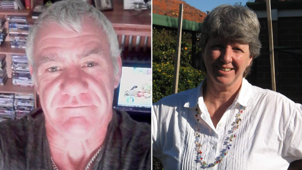 Perth man Darren Chalmers, left, has pleaded guilty to the murder of his neighbour Dianne Barrett. 