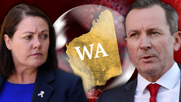 WA Liberal leader Liza Harvey and Premier Mark McGowan were at loggerheads over WA's 'hard borders', but Ms Harvey has reversed her position.
