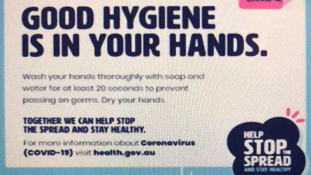 The Australian government coronavirus advertising campaign.