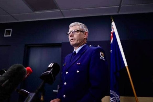 NZ Police Superintendent Corrie Parnell said the man was acting in an ‘agitated’ manner when police shot him once.