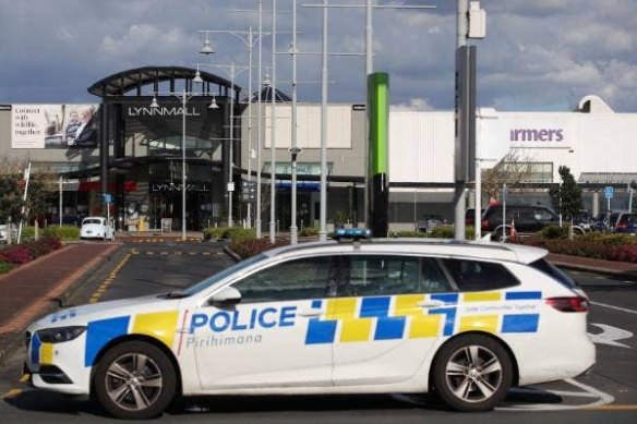 Shoppers were evacuated from the shopping mall by police.