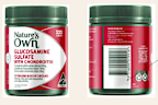 Sanofi-Aventis Healthcare has issued a recall for Nature’s Own Glucosamine Sulfate with Chondroitin (320 pack) with the batch number 1662937 and expiry date April 2028.
