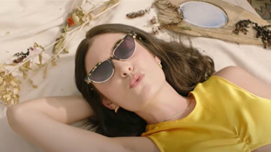 A still from Lorde’s new video Solar Power.