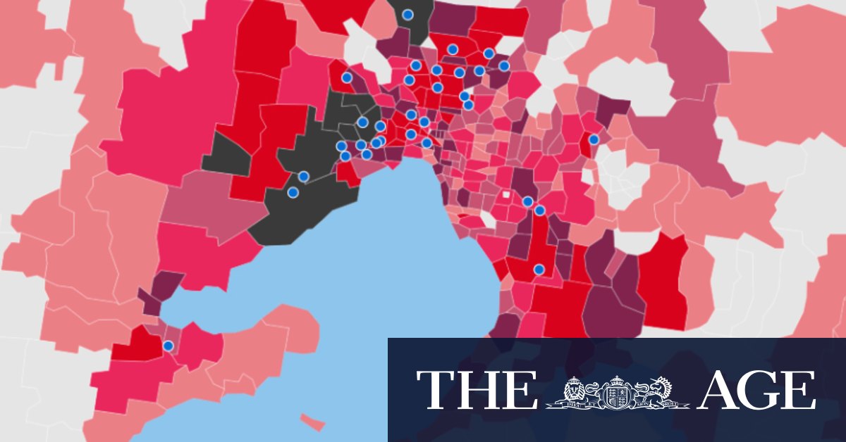 Melbourne Victoria Coronavirus Map View Active Covid 19 Case Numbers In Your Suburb Or Postcode And See If There Are Any Large Outbreaks Or Clusters In Your Area