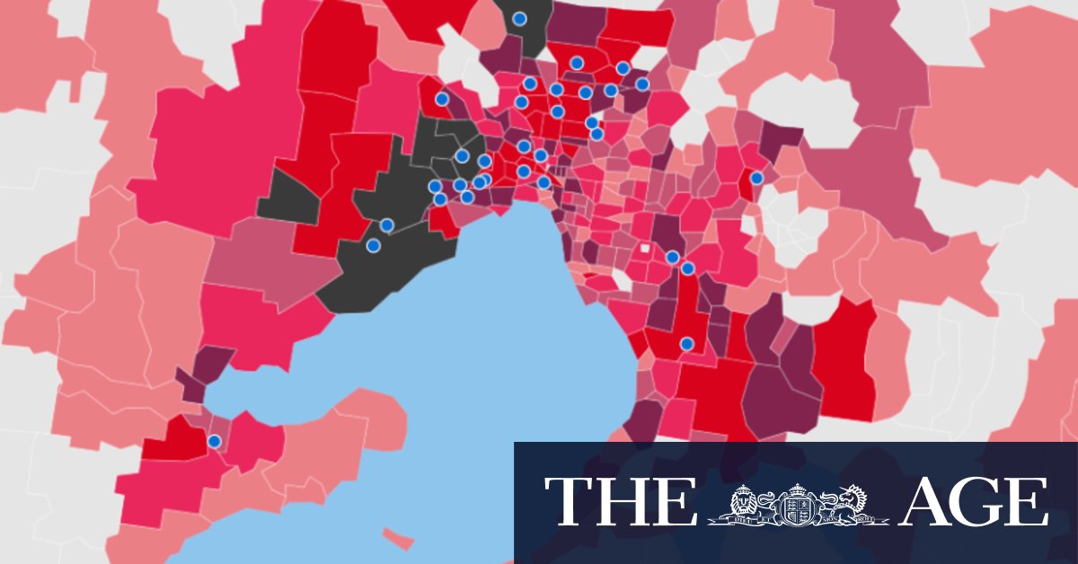 Melbourne Victoria coronavirus map: view active COVID-19 ...