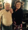 Joe Ziri was stabbed to death on Wednesday night. His wife, also pictured, died of COVID-19 at the end of 2021.