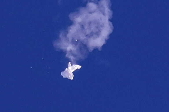 Earlier this month the US shot down a Chinese spy balloon above the Atlantic Ocean.