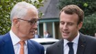 In early 2022, Malcolm Turnbull was having discussions in Paris with French President Emmanuel Macron about getting the French nuclear submarine contract back on track.