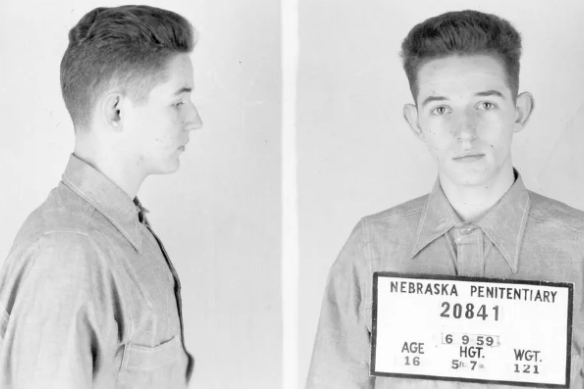 Sixteen-year-old William Leslie Arnold after his arrest in 1959. 