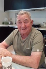 Peter Elwin went missing from his aged care facility on Friday. 