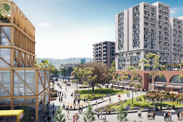 Northern Beaches Council earmarked the site as a future Brookvale town centre with hundreds of new apartments. 