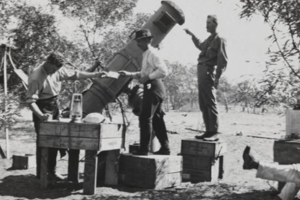 Wallal Downs Station, a remote station 300 kilometres south of Broome on Eighty Mile Beach, was deemed the most ideal place on Earth to view a total eclipse of the Sun.