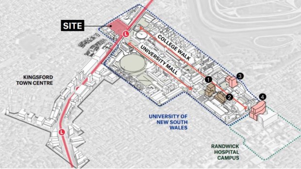 A map of the controversial proposal, which sits at the end of University Mall.