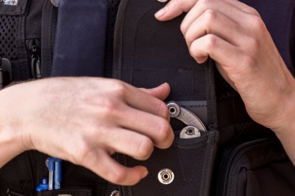 Police found the 28-year-old Boronia Heights man on the premises and took him into custody.