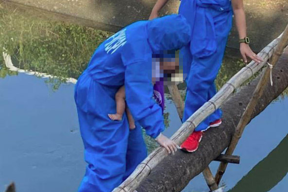 Some of the children were as young as two. 