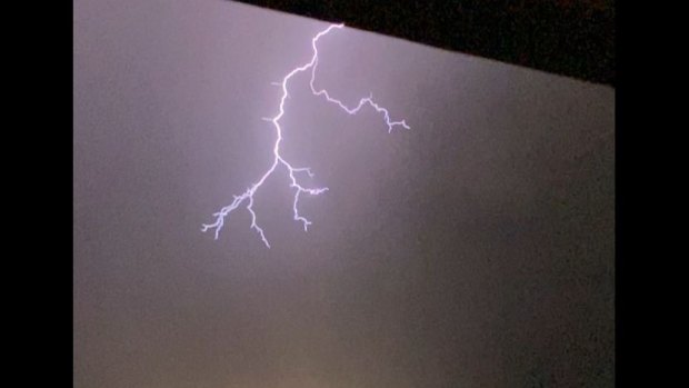 Thousands of lightning strikes hit Perth overnight.