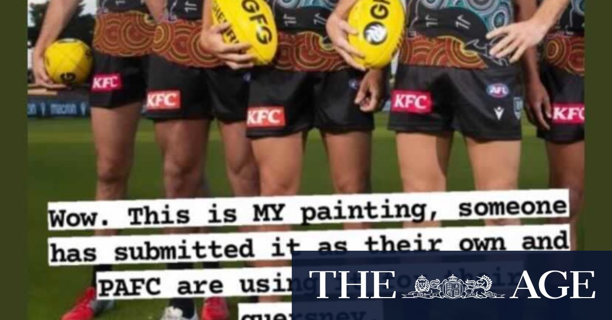 pics Port Adelaide Indigenous Guernsey Stolen power investigation finds indigenous