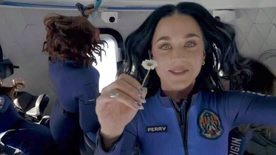 Katy Perry in space.