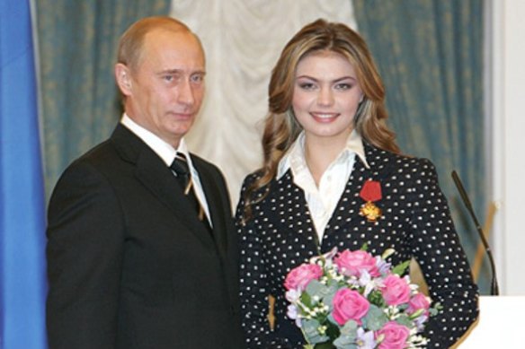 Alina Kabaeva, who has been linked to Vladimir Putin, decorated with the Order of Merit for the Fatherland by the Russian President in 2005.