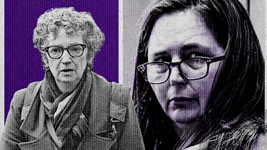 Prosecutor Nanette Rogers, SC (left), and Erin Patterson.