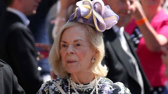 The Duchess of Kent at Prince Harry’s wedding in 2018.