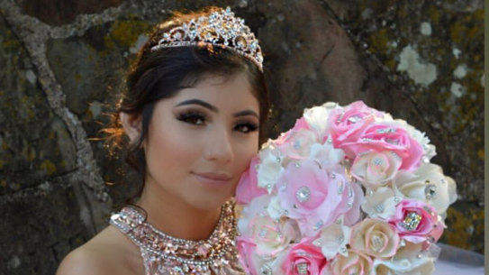 Genesis Ruiz, celebrating her quinceaneras in Dallas. 