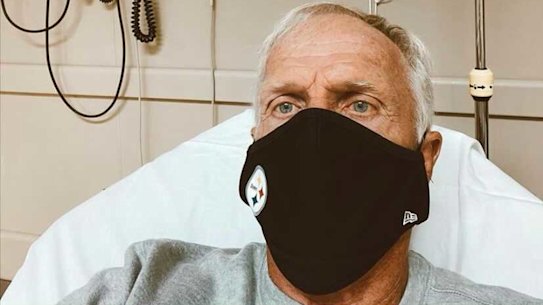 Greg Norman in hospital with COVID-19 on Christmas Day. 