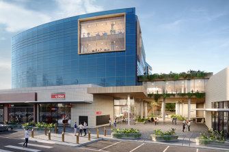 An artist impression of the Vicinity Centre Chadstone Place in Melbourne’s south-east.