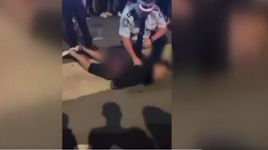 Police arrested one person at the scene of a fatal stabbing at the Royal Easter Show.