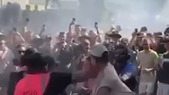 “Crowd safety” staff were involved in a brawl with patrons at Summernats.