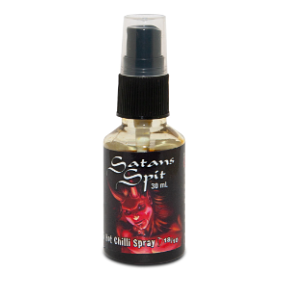 Satans Spit, used on food, comes with an extreme warning.