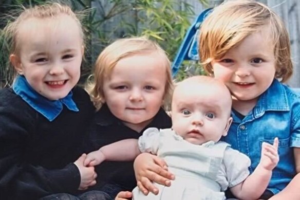 Mavis, 6,  Saige, 3, Ashlynn, 18 months and Isaac, 4.