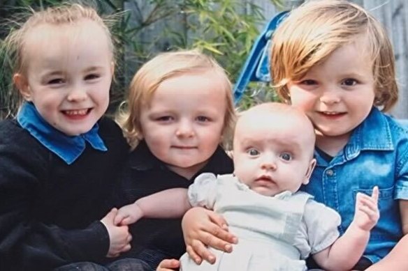 Mavis, 6,  Saige, 3, Ashlynn, 18 months and Isaac, 5. Supplied