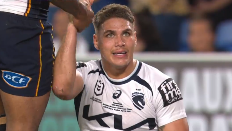 Walsh hospitalised after Broncos hold off gutsy Titans