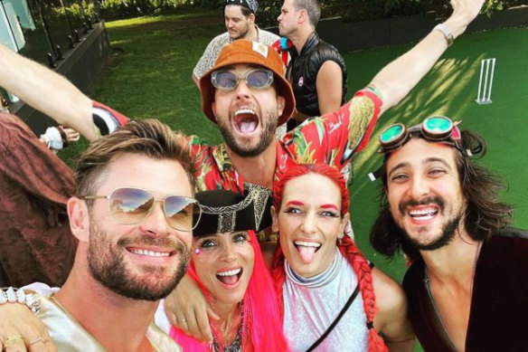 Another day another Instagram selfie: Chris Hemsworth and Elsa Pataky share the celebrity love.