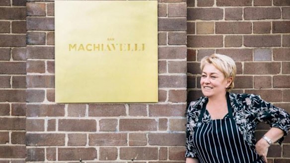 Paola Toppi, owner of Bar Machiavelli.