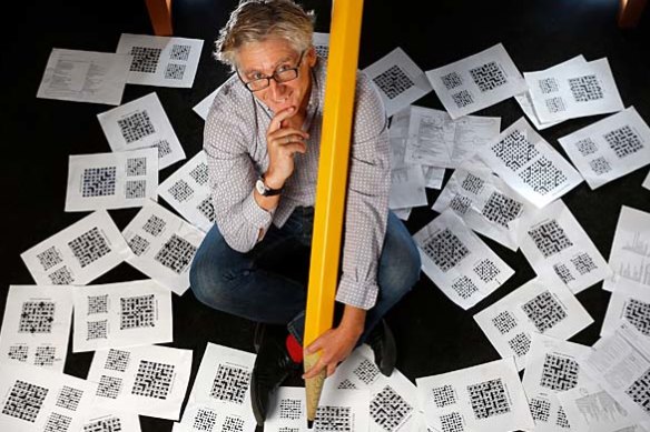 Crossword compiler David Astle has been puzzling readers for nearly 40 years.