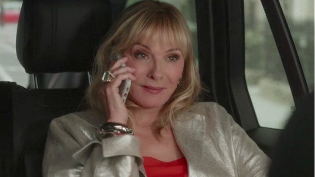 Kim Cattrall in her much-anticipated comeback as Samantha Jones in the season two finale of And Just Like That. 