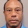 Tiger Woods at the Martin County Sheriff's Office.