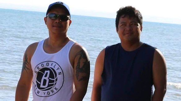 Denny Jade Caballa and Richard Catbagan drowned on Saturday at Teewah Beach.