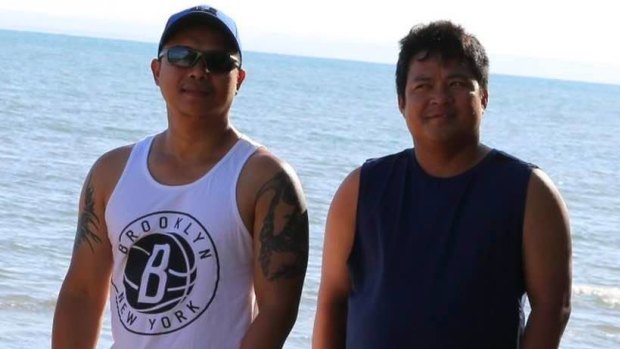 Denny Jade Caballa and Richard Catbagan drowned on Saturday at Teewah Beach.