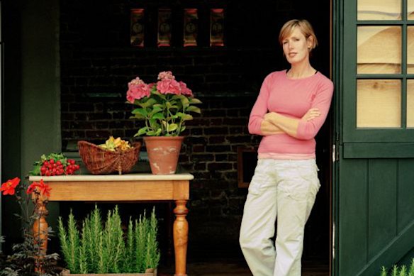 Skye Gyngell during her early days at Petersham Nurseries.