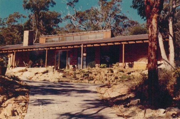 Chris and Lynette’s home in Gilwinga Drive, Bayview, shown in 1978.