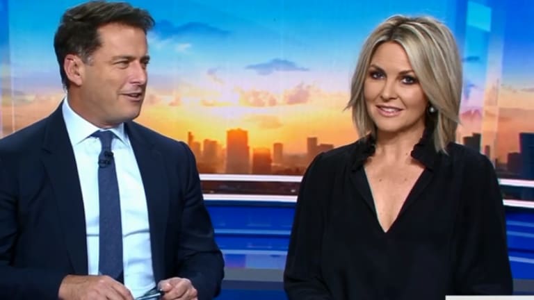 Rumoured tension between Georgie Gardner, right, and former co-host Karl Stefanovic did not help Today's ratings.