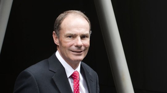 (left to right) John Cain, managing partner of Herbert Geer, and Adrian Tembel, CEP of Thomsons. Monday 10th February 2014 AFR photo Louie Douvis