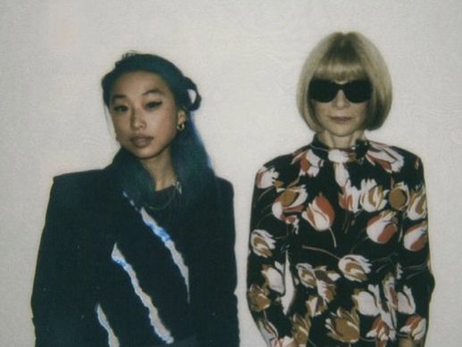 Powerful pals: Sydney’s Margaret Zhang has the support of Vogue high priestess Anna Wintour.